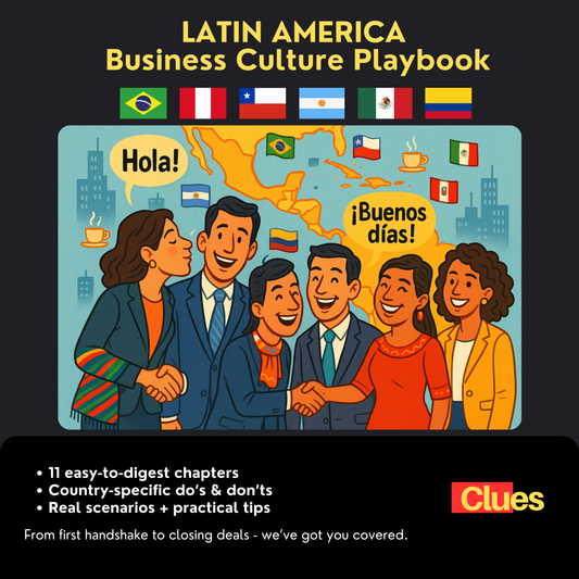 Latin America Business Culture Playbook: Master Cross-Cultural Success in Brazil, Argentina, Chile, Mexico, Colombia & Peru