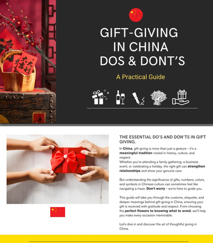 Essential Guide to Gift-Giving in China: Customs, Etiquette, and Meaningful Gifts