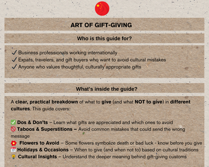 Essential Guide to Gift-Giving in China: Customs, Etiquette, and Meaningful Gifts
